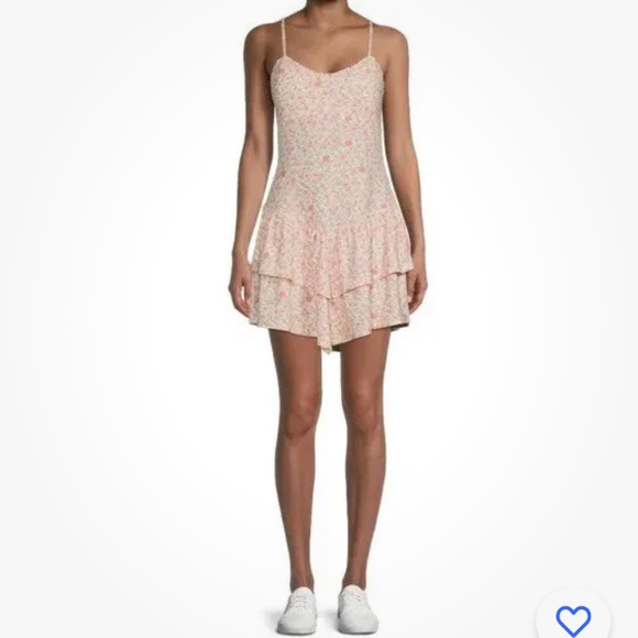 No Boundaries Dresses & Skirts - No Boundaries Jrs Sleeveless Tiered Floral Mini Dress Size XXXL/3X/21 NEW